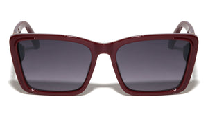 KLEO Greek Hinge Accent Squared Butterfly Wholesale Sunglasses