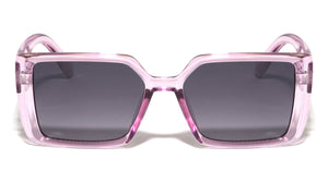 KLEO Lion Head Temple Accent Squared Butterfly Wholesale Sunglasses