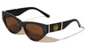 KLEO Coin Lion Emblem Fashion Geometric Cat Eye Wholesale Sunglasses