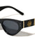 KLEO Coin Lion Emblem Fashion Geometric Cat Eye Wholesale Sunglasses