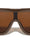 KLEO Oversized Lion Emblem Print One Piece Shield Lens Wholesale Sunglasses
