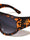 KLEO Oversized Lion Emblem Print One Piece Shield Lens Wholesale Sunglasses