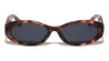 KLEO Hinge Coin Emblem Retro Fashion Oval Butterfly Wholesale Sunglasses