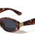 KLEO Hinge Coin Emblem Retro Fashion Oval Butterfly Wholesale Sunglasses