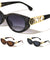 KLEO Hinge Accent Cutout Fashion Cat Eye Wholesale Sunglasses