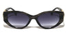 KLEO Hinge Accent Cutout Fashion Cat Eye Wholesale Sunglasses