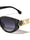 KLEO Hinge Accent Cutout Fashion Cat Eye Wholesale Sunglasses