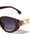 KLEO Hinge Accent Cutout Fashion Cat Eye Wholesale Sunglasses