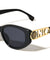 KLEO Hinge Accent Cutout Fashion Cat Eye Wholesale Sunglasses