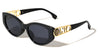 KLEO Hinge Accent Cutout Fashion Cat Eye Wholesale Sunglasses