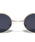 Black Lens Retro Rounded Oval Wholesale Sunglasses