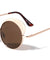 Metal Spring Hinge Retro Round Wholesale Sunglasses