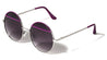 Metal Round Color Accent Bar Wholesale Sunglasses