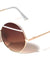Metal Round Color Accent Bar Wholesale Sunglasses