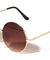 Metal Round Color Accent Bar Wholesale Sunglasses