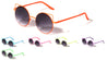 Round Neon Frame Cat Ears Wholesale Bulk Sunglasses