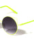 Round Neon Frame Cat Ears Wholesale Bulk Sunglasses