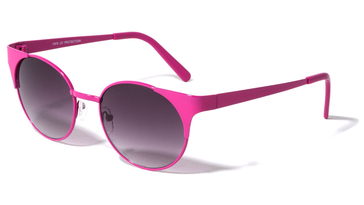 Retro Combination Round Wholesale Sunglasses