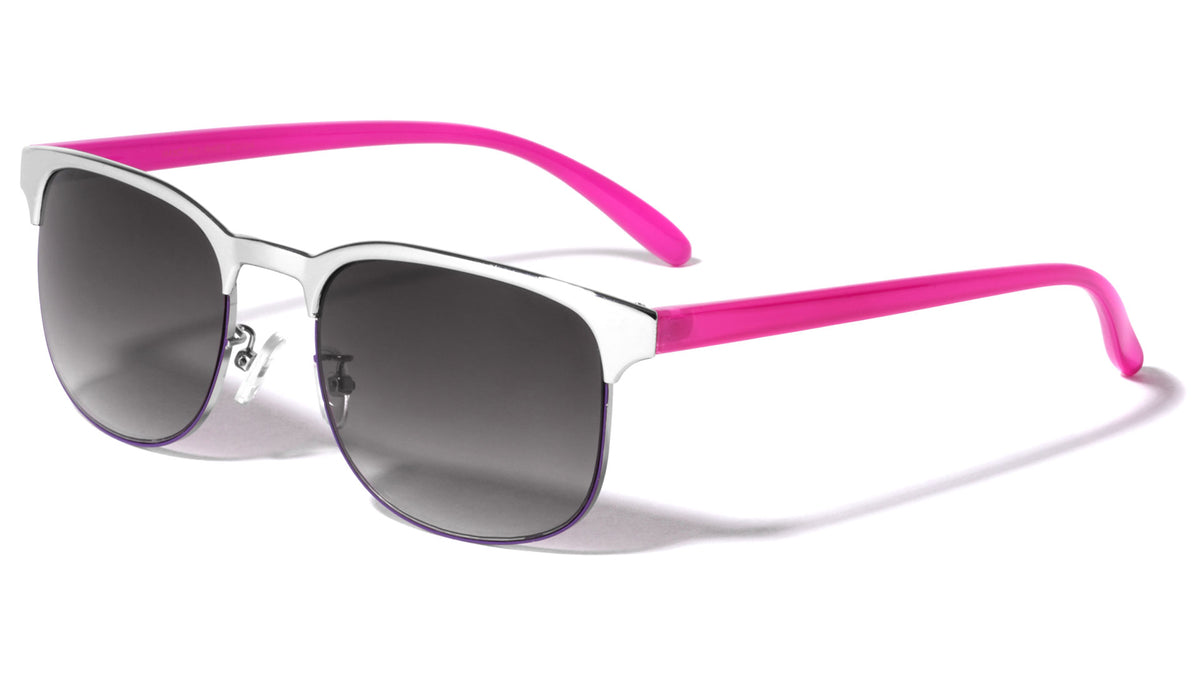 Retro Combination Color Accent Wholesale Sunglasses
