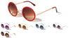 Round Glitter Rim Wholesale Bulk Sunglasses