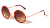 Round Glitter Rim Wholesale Bulk Sunglasses