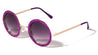 Round Glitter Rim Wholesale Bulk Sunglasses