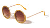Round Glitter Rim Wholesale Bulk Sunglasses