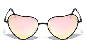 Heart Rose Gold Lens Wholesale Bulk Sunglasses