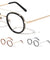 Rounded Aviators Clear Lens Wholesale Bulk Glasses