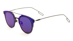 Retro Flat Lens Aviators Sunglasses Wholesale