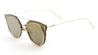 Retro Flat Lens Aviators Sunglasses Wholesale