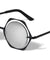 Round Hexagon Accent Color Mirror Wholesale Sunglasses