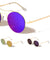 Rimless Round Flat Color Mirror Wholesale Bulk Sunglasses