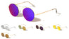 Rimless Round Flat Color Mirror Wholesale Bulk Sunglasses