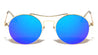 Rimless Round Flat Color Mirror Wholesale Bulk Sunglasses