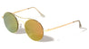 Rimless Round Flat Color Mirror Wholesale Bulk Sunglasses