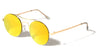 Rimless Round Flat Color Mirror Wholesale Bulk Sunglasses