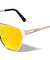 Flat Top Color Mirror Aviators Wholesale Bulk Sunglasses