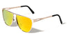 Flat Top Color Mirror Aviators Wholesale Bulk Sunglasses