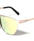 Flat Top Color Mirror Aviators Wholesale Bulk Sunglasses