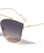 Bridgeless Retro Loop Fashion Wholesale Sunglasses