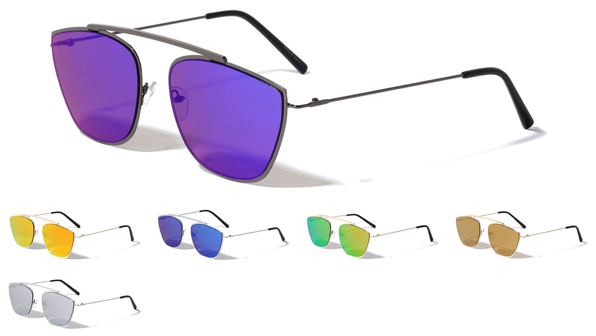 Bridgeless Cat Eye Wholesale Bulk Sunglasses