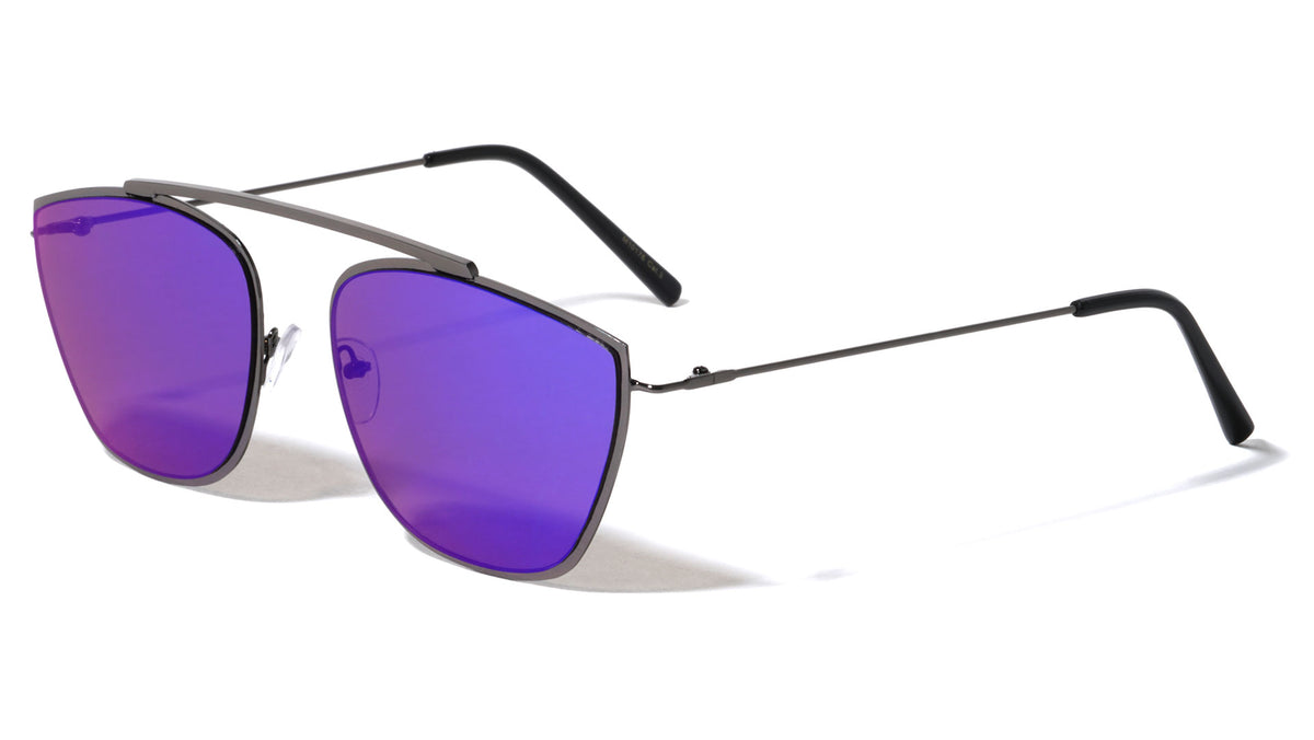 Bridgeless Cat Eye Wholesale Bulk Sunglasses