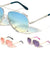 Accent Outline Oceanic Color Aviators Wholesale Sunglasses