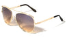 Accent Outline Oceanic Color Aviators Wholesale Sunglasses