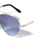 Accent Outline Oceanic Color Aviators Wholesale Sunglasses