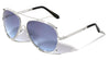 Accent Outline Oceanic Color Aviators Wholesale Sunglasses