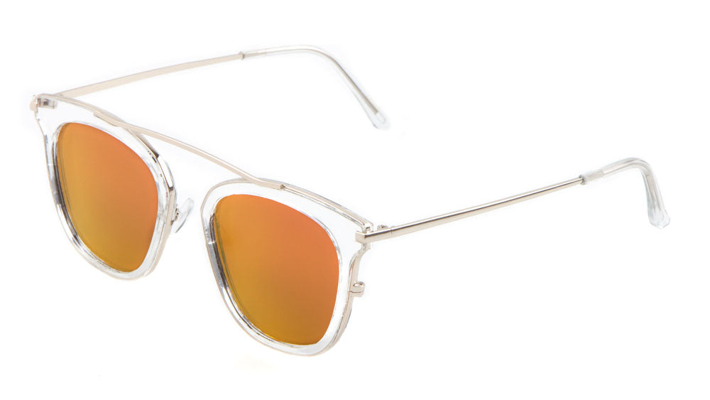 Bridgeless Retro Fashion Wholesale Sunglasses