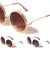 Oversized Accent Ring Round Wholesale Bulk Sunglasses