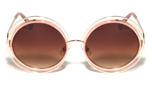 Oversized Accent Ring Round Wholesale Bulk Sunglasses